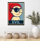 EVIL by Christopher Sanabria on GIANT ART - red digital painting