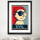 EVIL by Christopher Sanabria on GIANT ART - red digital painting