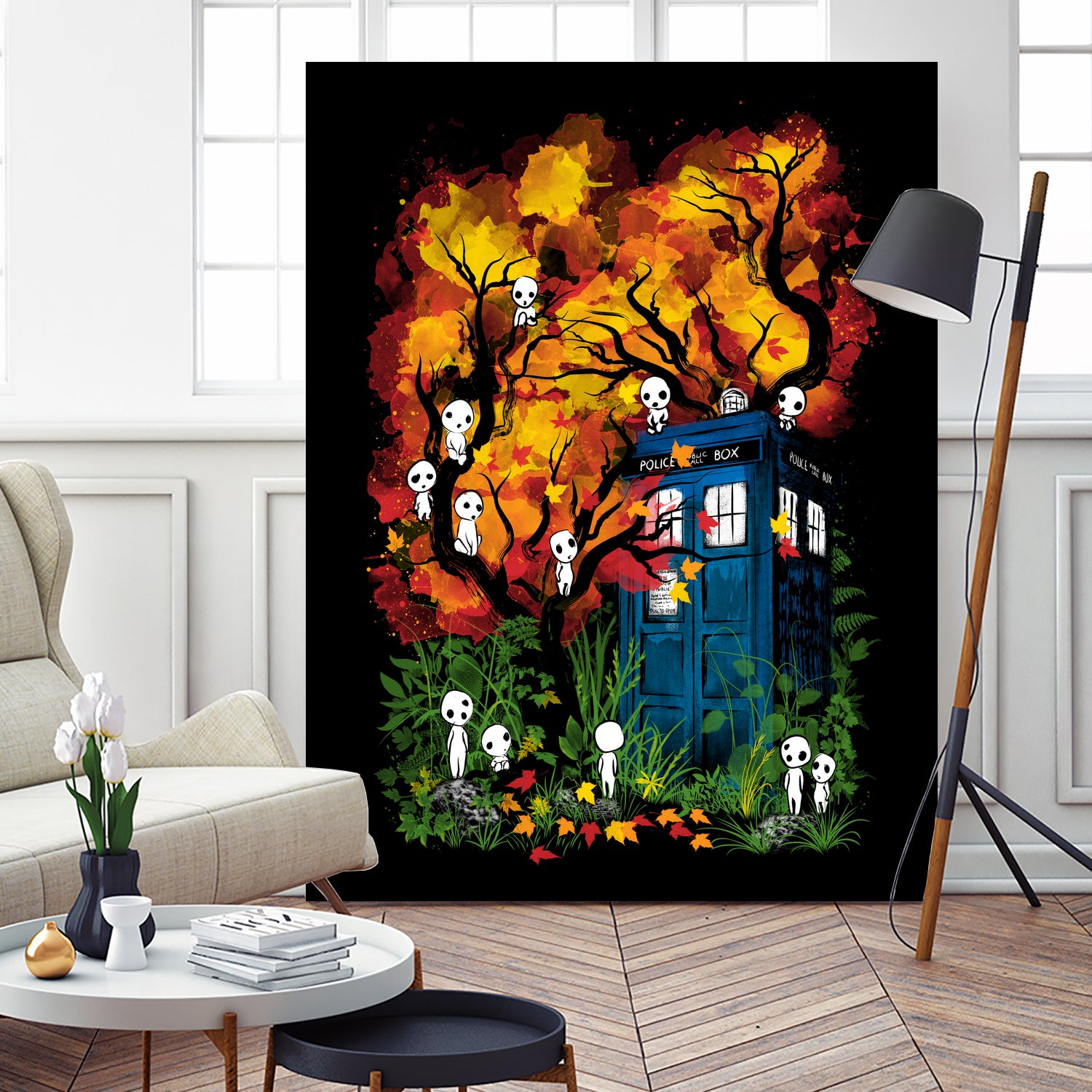 The Doctor in the Forest by Antonio Camarena on GIANT ART - black digital painting