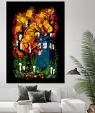 The Doctor in the Forest by Antonio Camarena on GIANT ART - black digital painting