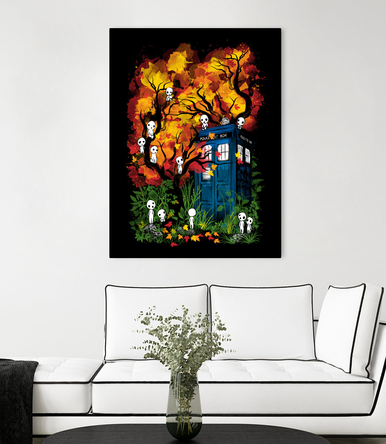 The Doctor in the Forest by Antonio Camarena on GIANT ART - black digital painting