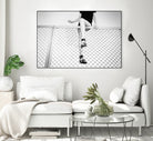 Hoping Fences by Linas Vaitonis on GIANT ART - gray photo illustration