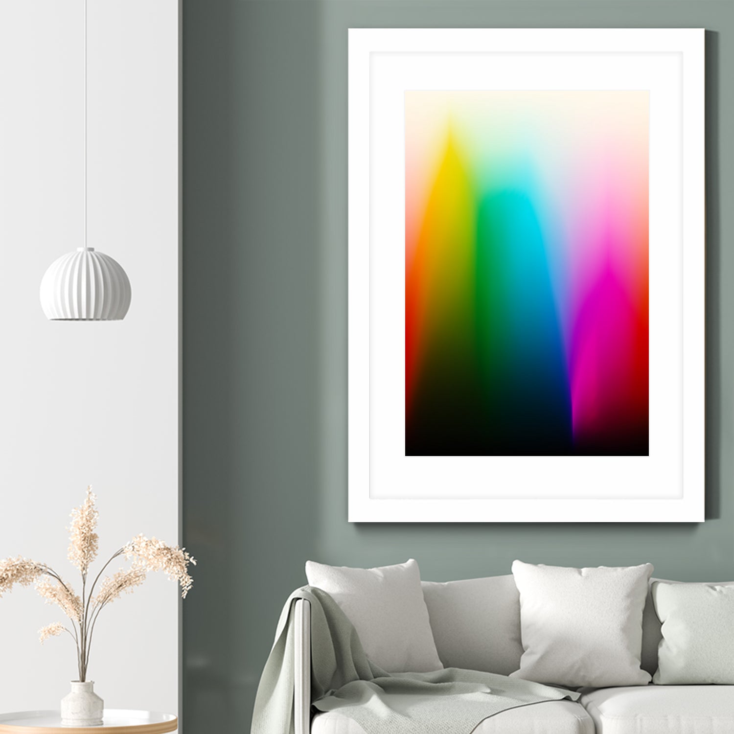 Every Color Rainbow Gradient on Film Stock by William Bottini on GIANT ART - red photo illustration