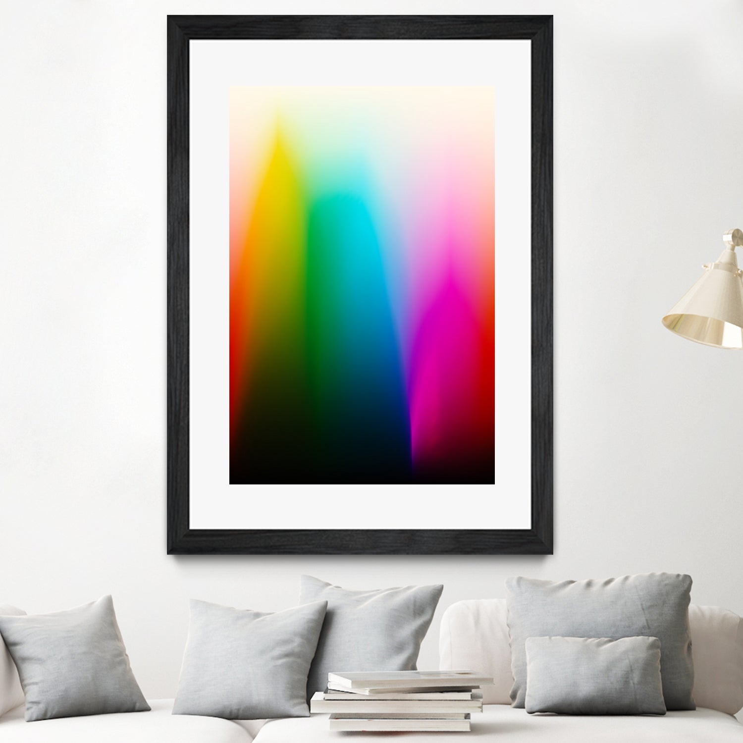 Every Color Rainbow Gradient on Film Stock by William Bottini on GIANT ART - red photo illustration