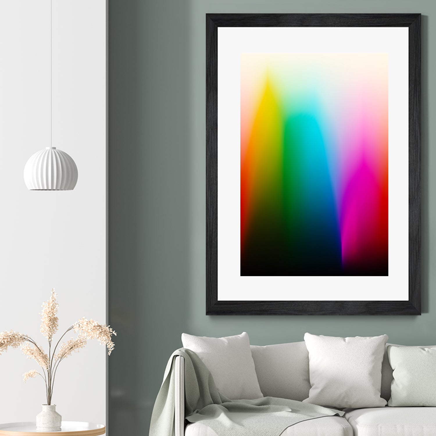 Every Color Rainbow Gradient on Film Stock by William Bottini on GIANT ART - red photo illustration