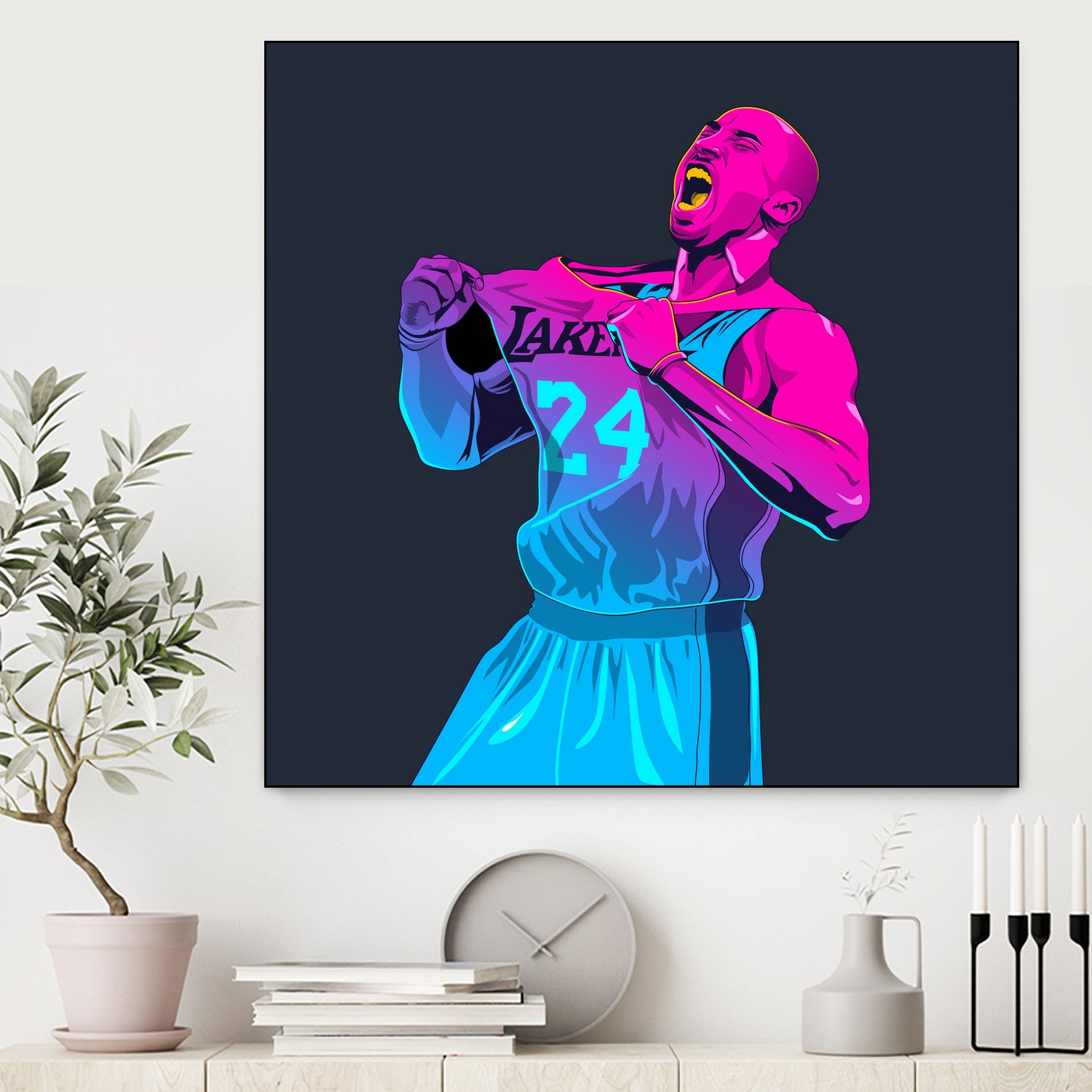 Kobe Bryant in pop art by Xen Zendra on GIANT ART