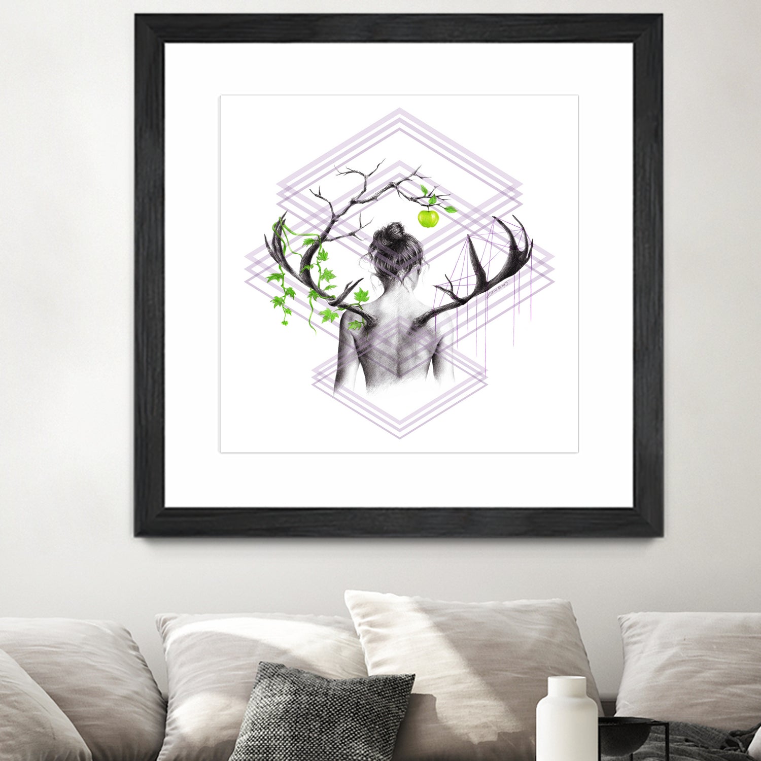 Grow by Emi Dimitrova on GIANT ART - white digital drawing