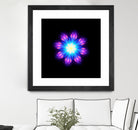 abstract flower2 by Ilya Shapko on GIANT ART - blue vector illustration