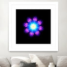 abstract flower2 by Ilya Shapko on GIANT ART - blue vector illustration