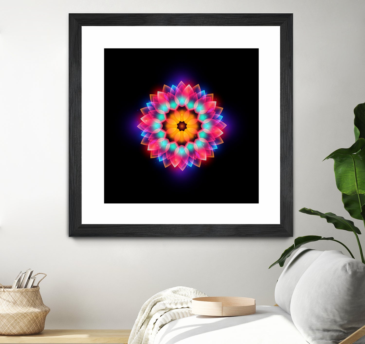 abstract flower3 by Ilya Shapko on GIANT ART - black vector illustration