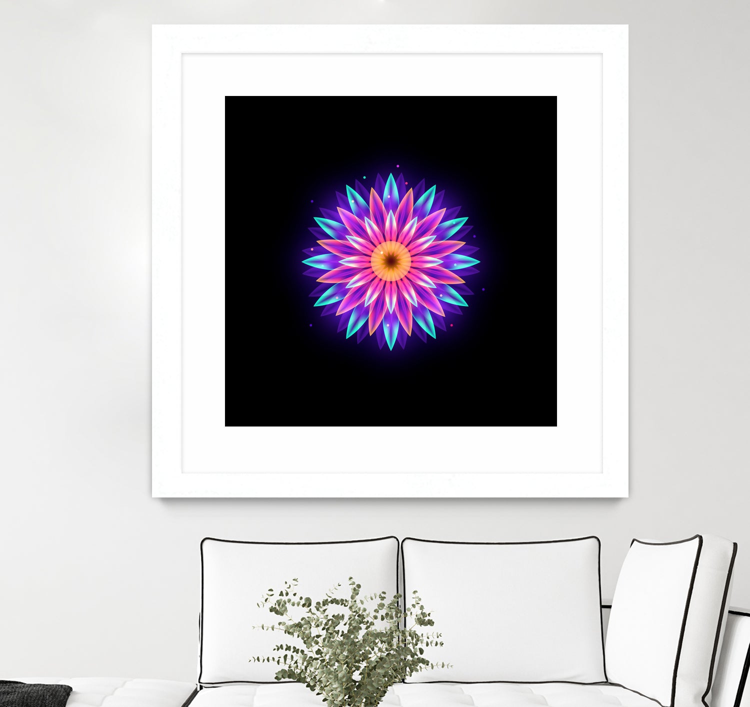 abstract flower1 by Ilya Shapko on GIANT ART - fuchsia vector illustration