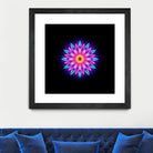 abstract flower1 by Ilya Shapko on GIANT ART - fuchsia vector illustration