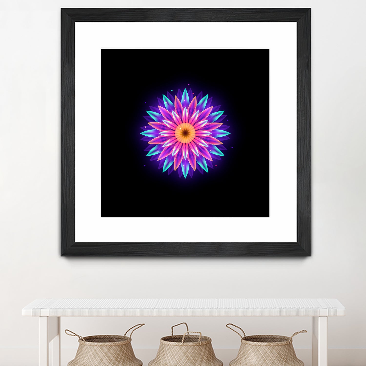 abstract flower1 by Ilya Shapko on GIANT ART - fuchsia vector illustration