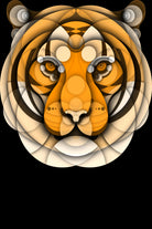 Tiger by Bruno Silva on GIANT ART - orange digital drawing