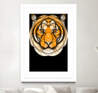 Tiger by Bruno Silva on GIANT ART - orange digital drawing