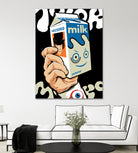 Milk and TV Easily by Bily Mariano da Luz on GIANT ART - black digital drawing