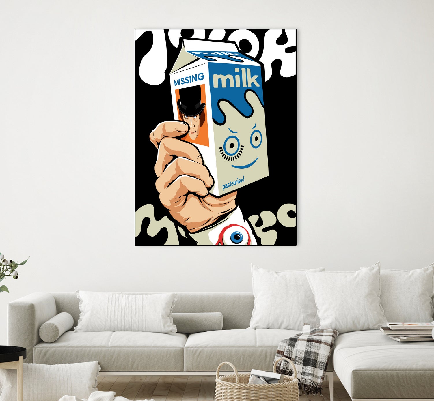 Milk and TV Easily by Bily Mariano da Luz on GIANT ART - black digital drawing