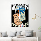 Milk and TV Easily by Bily Mariano da Luz on GIANT ART - black digital drawing