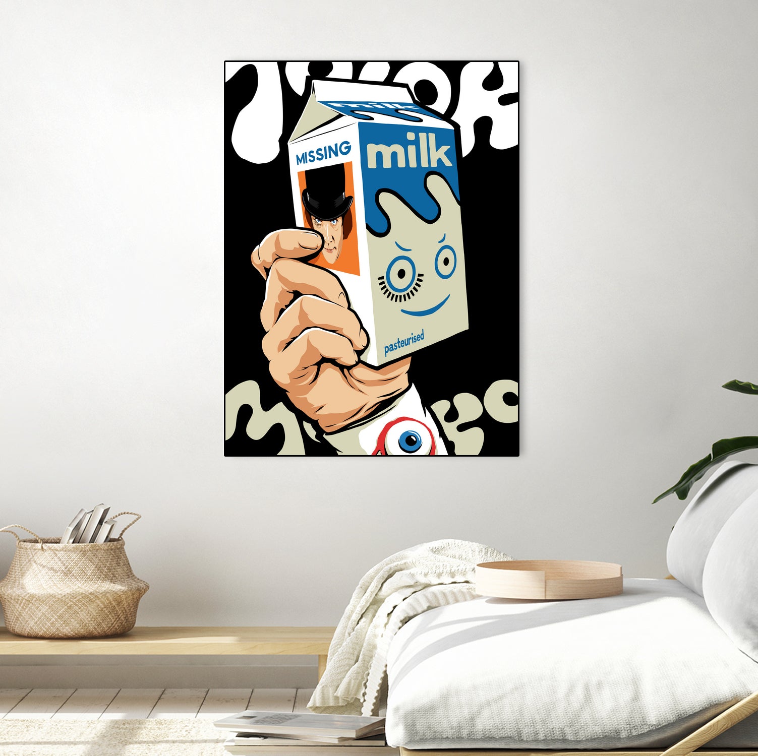 Milk and TV Easily by Bily Mariano da Luz on GIANT ART - black digital drawing