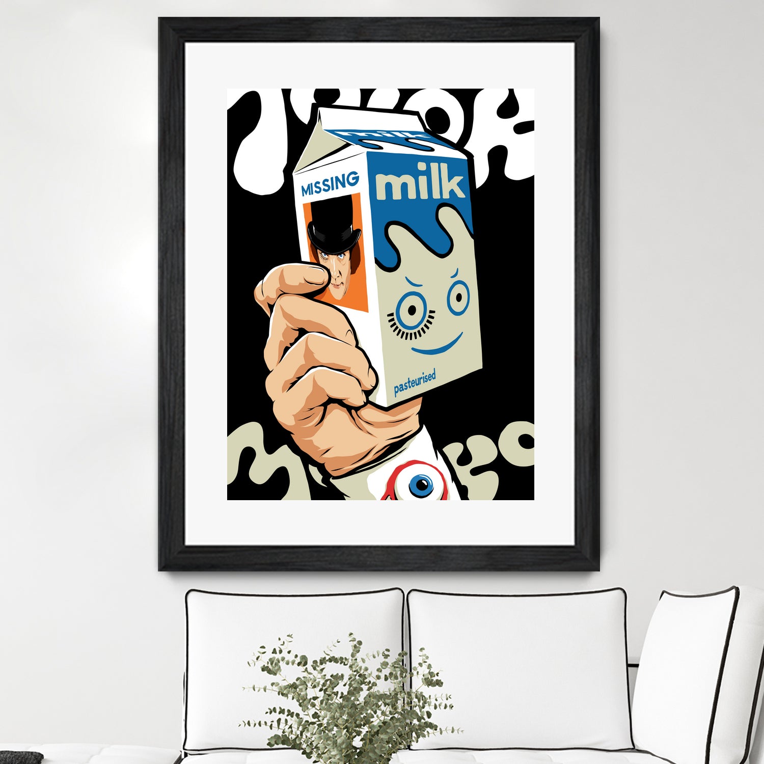 Milk and TV Easily by Bily Mariano da Luz on GIANT ART - black digital drawing