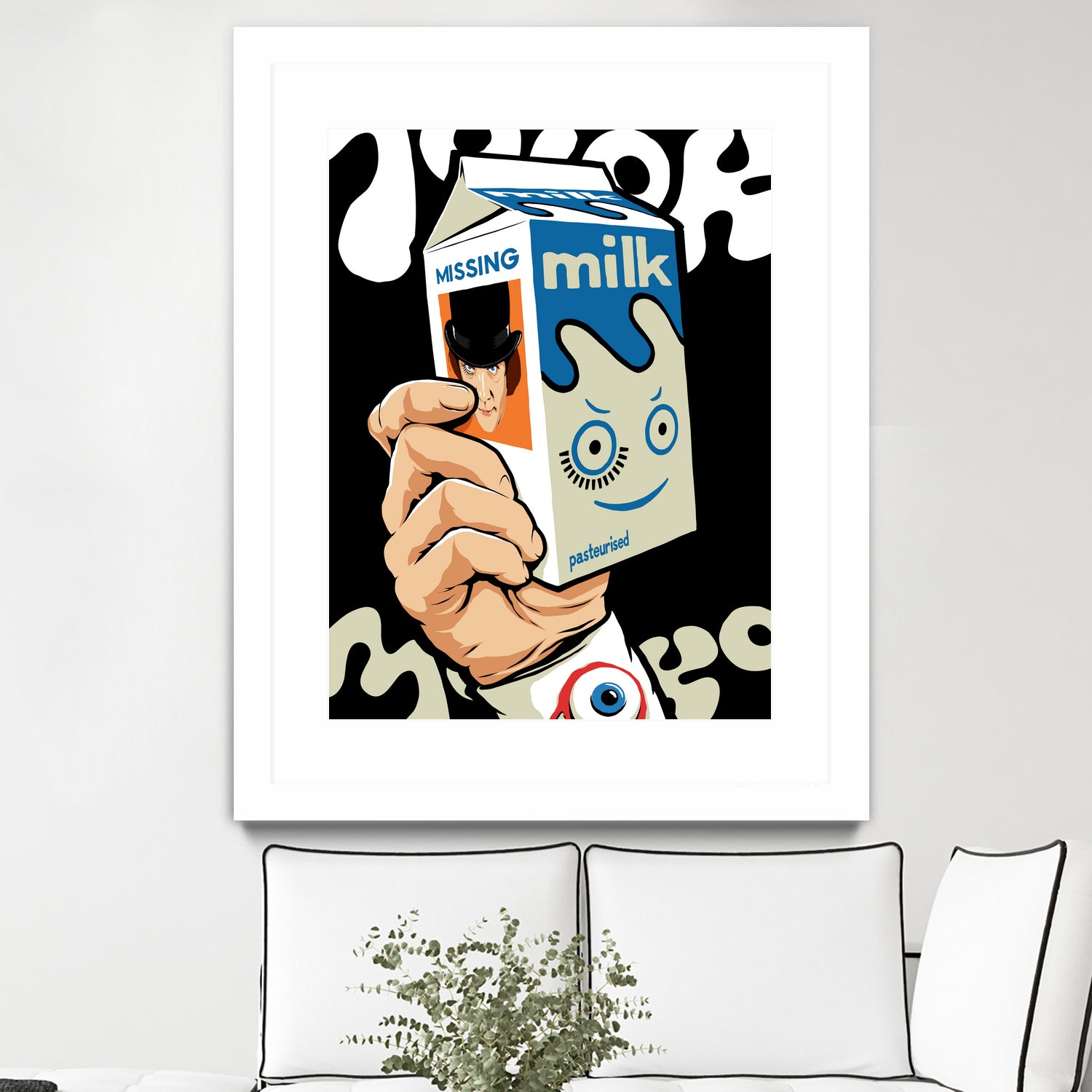 Milk and TV Easily by Bily Mariano da Luz on GIANT ART - black digital drawing