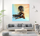 Icarus Descending by michael jon on GIANT ART - pink digital painting