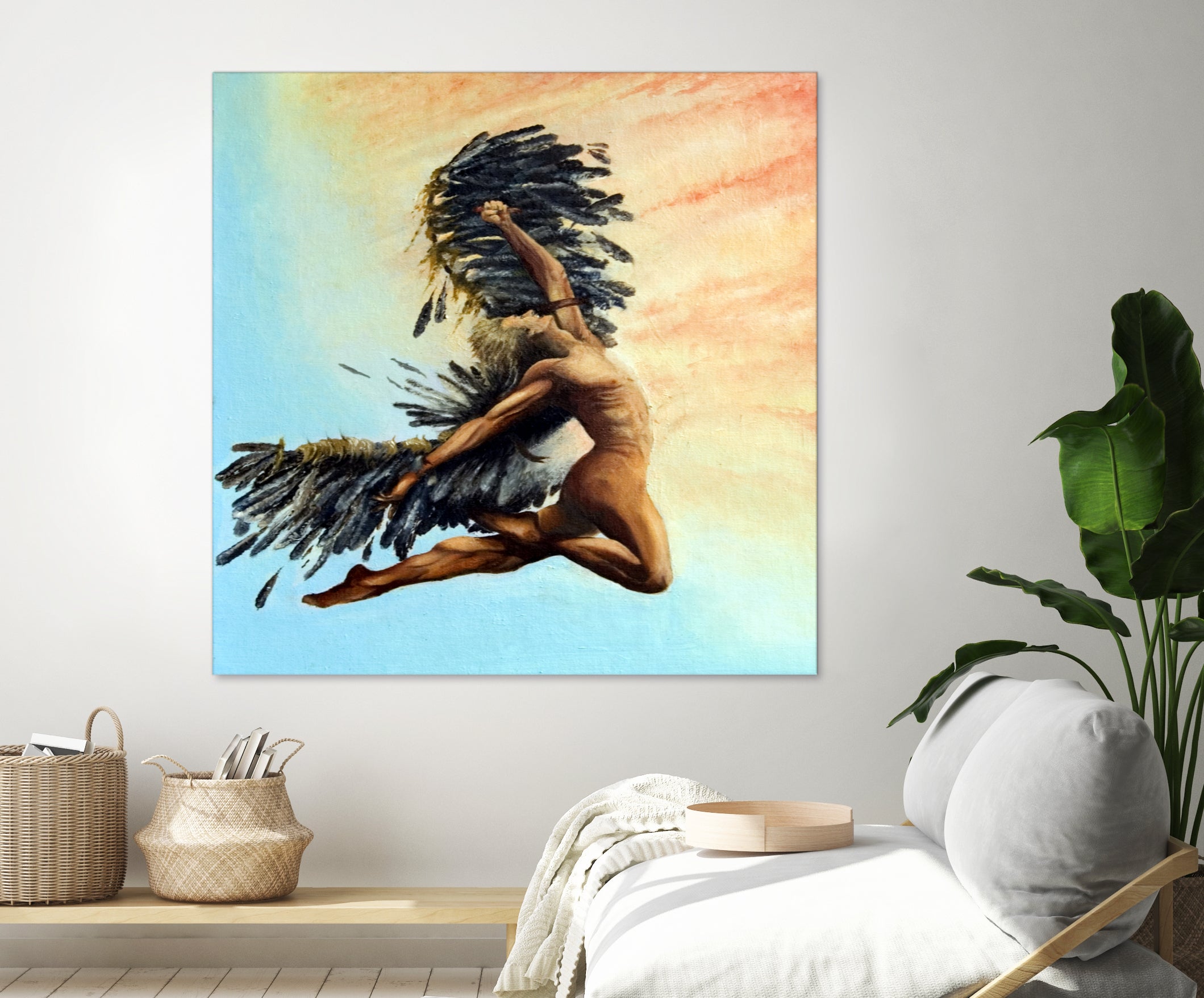 Icarus Descending by michael jon on GIANT ART - pink digital painting