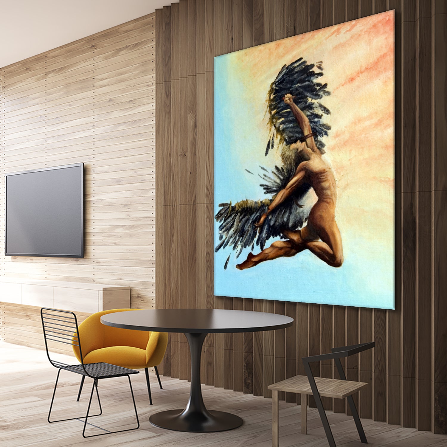 Icarus Descending by michael jon on GIANT ART - pink digital painting