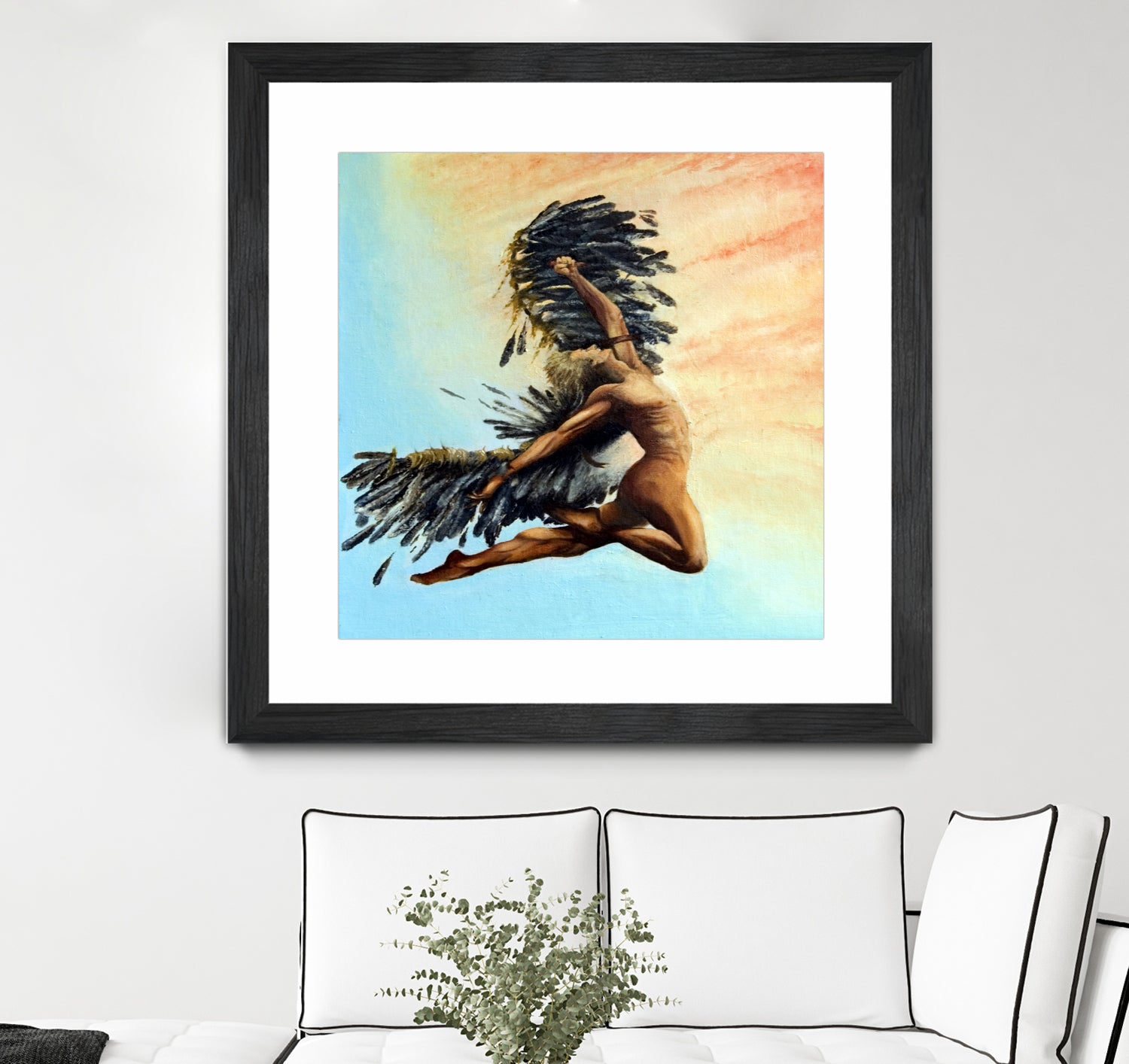 Icarus Descending by michael jon on GIANT ART - pink digital painting