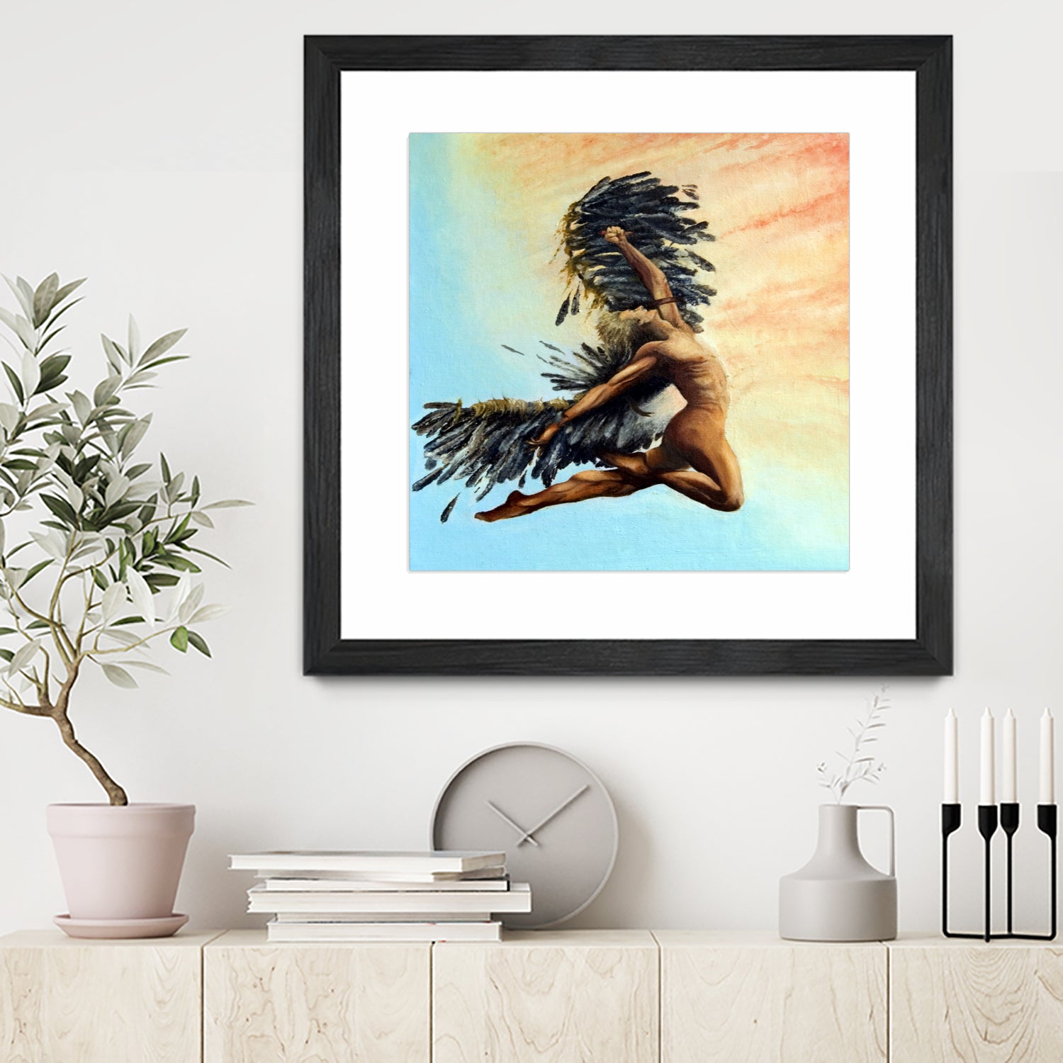 Icarus Descending by michael jon on GIANT ART - pink digital painting