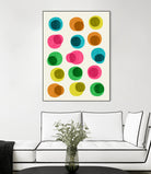 An Array of Circles by Trevor May on GIANT ART - pink digital painting