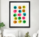 An Array of Circles by Trevor May on GIANT ART - pink digital painting