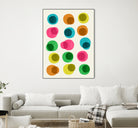 An Array of Circles by Trevor May on GIANT ART - pink digital painting