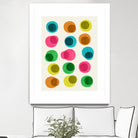 An Array of Circles by Trevor May on GIANT ART - pink digital painting