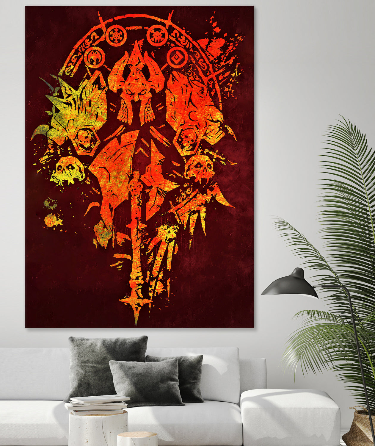 World of Warcraft *Death Knight Crest* by SucculentBurger Zolich on GIANT ART - red character design