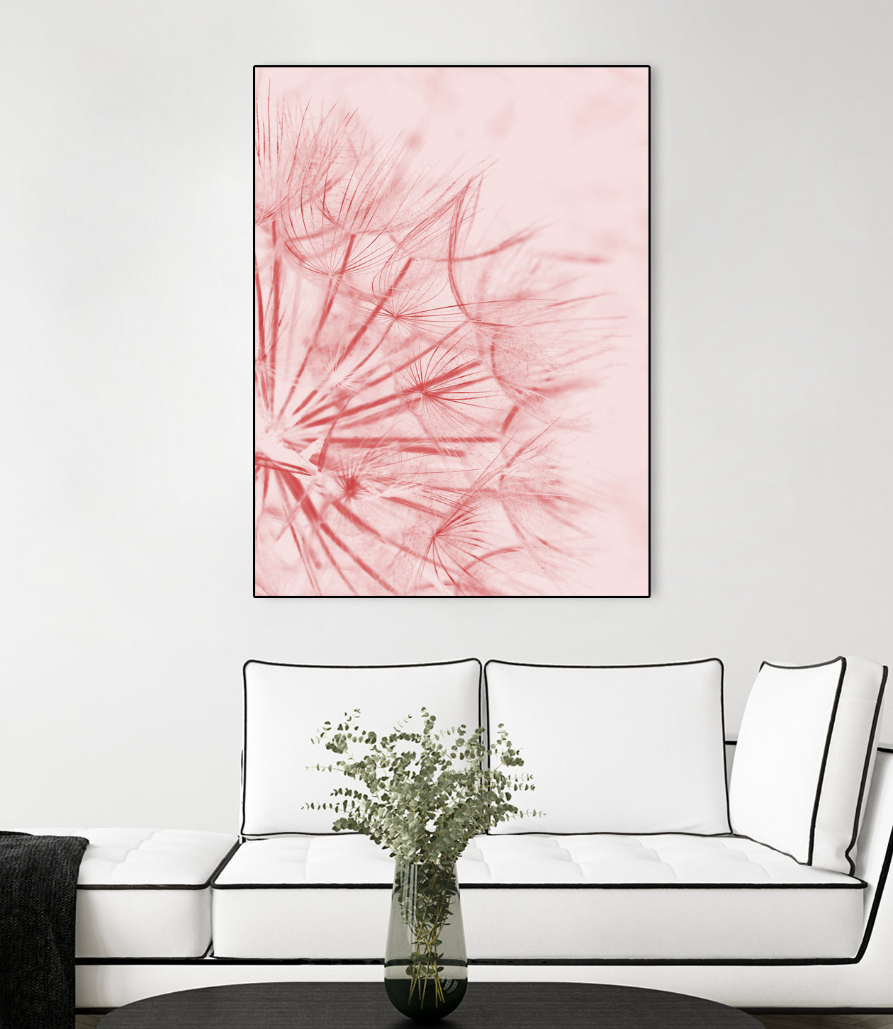 Dandelion In Pink by IOANNA PAPANIKOLAOU on GIANT ART - pink photo illustration