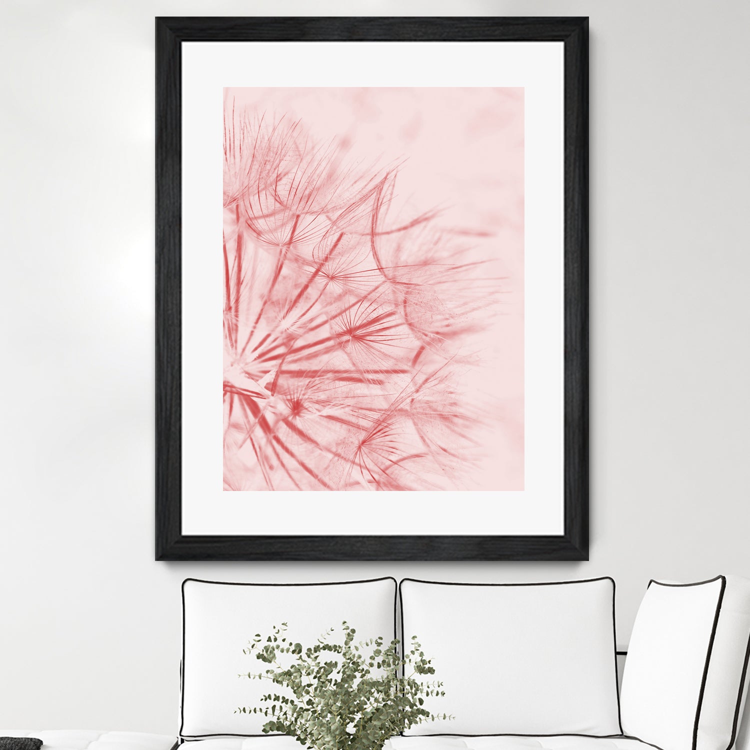 Dandelion In Pink by IOANNA PAPANIKOLAOU on GIANT ART - pink photo illustration