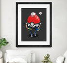 Poke Ball Go! by Vincent Trinidad on GIANT ART - gray digital painting