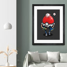 Poke Ball Go! by Vincent Trinidad on GIANT ART - gray digital painting