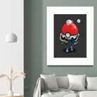 Poke Ball Go! by Vincent Trinidad on GIANT ART - gray digital painting