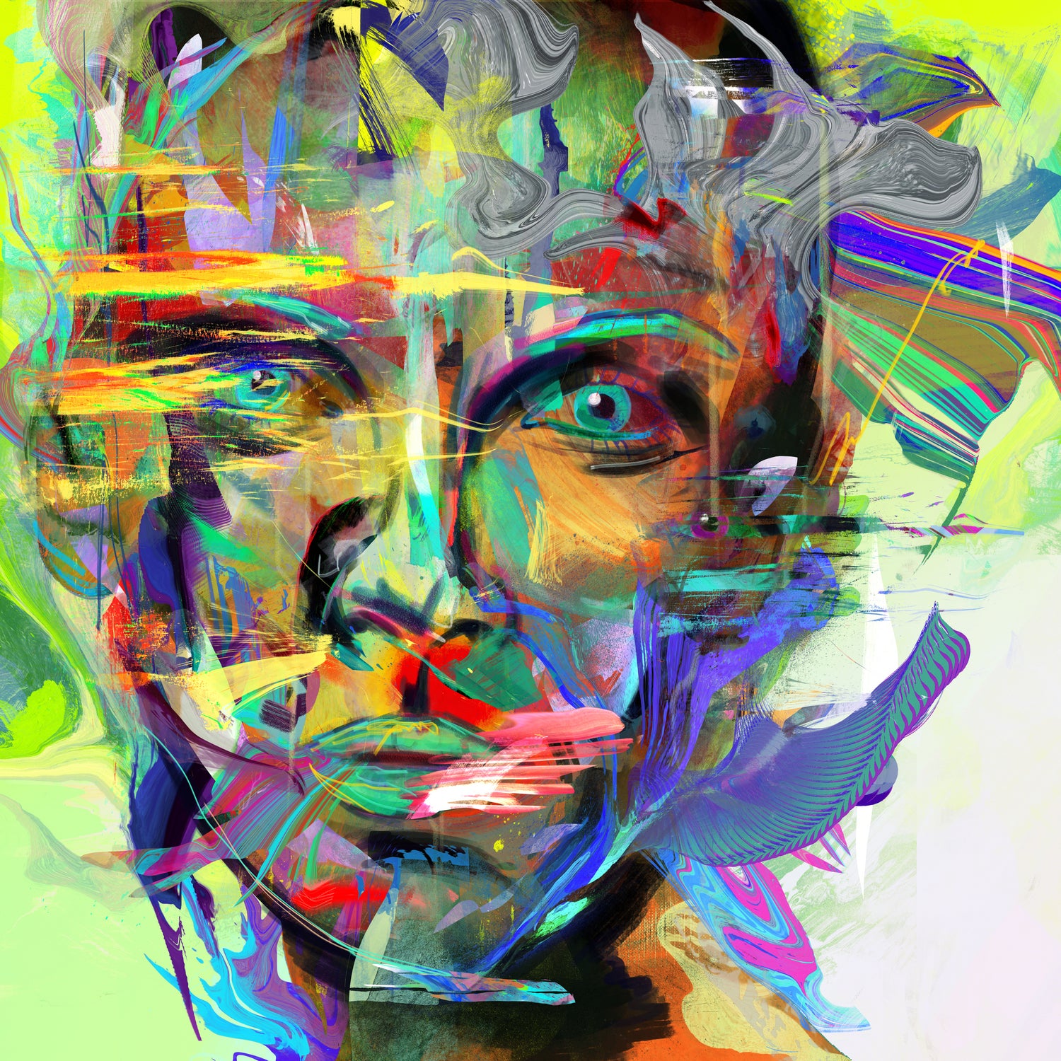 Hue by Archan Nair on GIANT ART - white digital painting