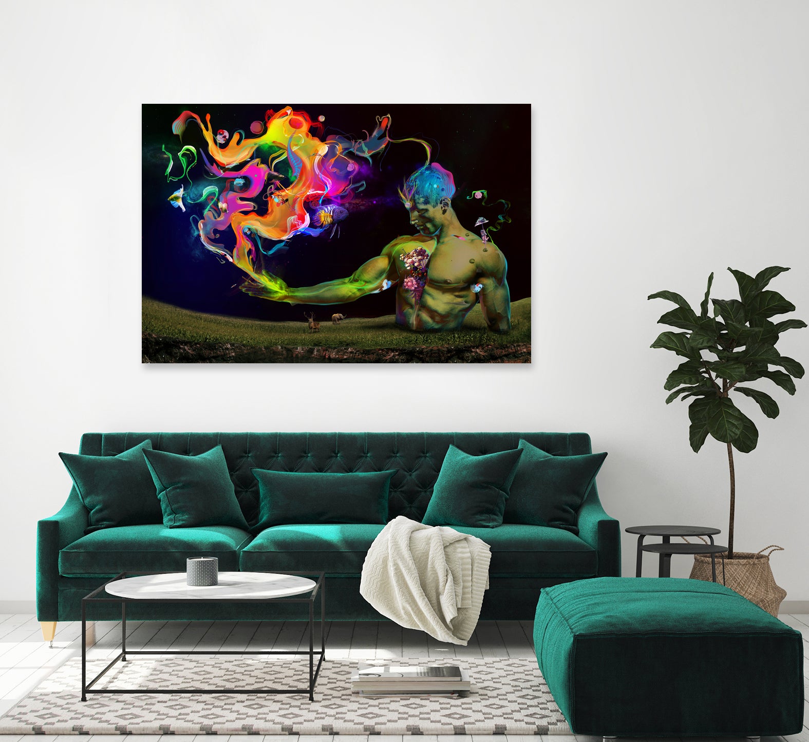 Alchemy Resonance by Archan Nair on GIANT ART - white digital painting
