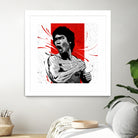 Bruce Lee by Nikita Abakumov on GIANT ART - red digital painting