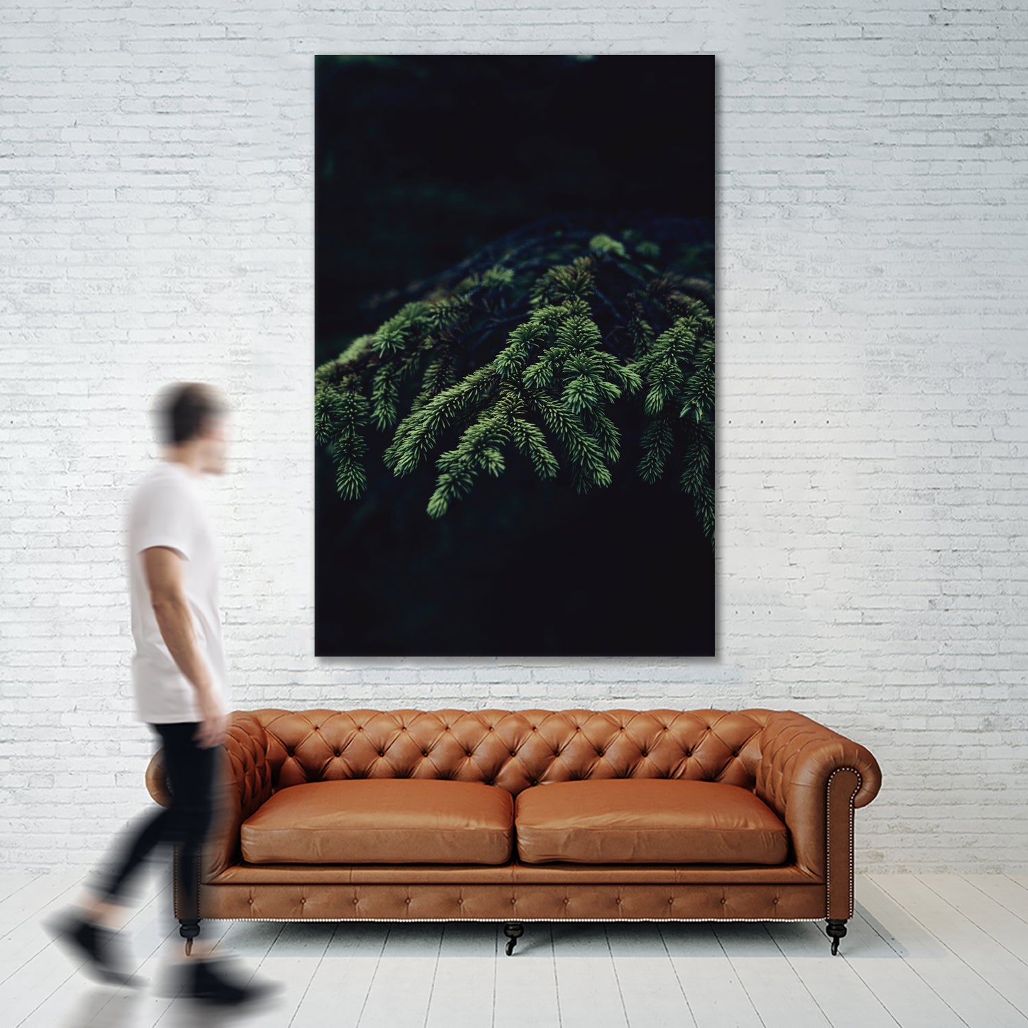 Fir tree by Mikhail Zhirnov on GIANT ART - green photo illustration