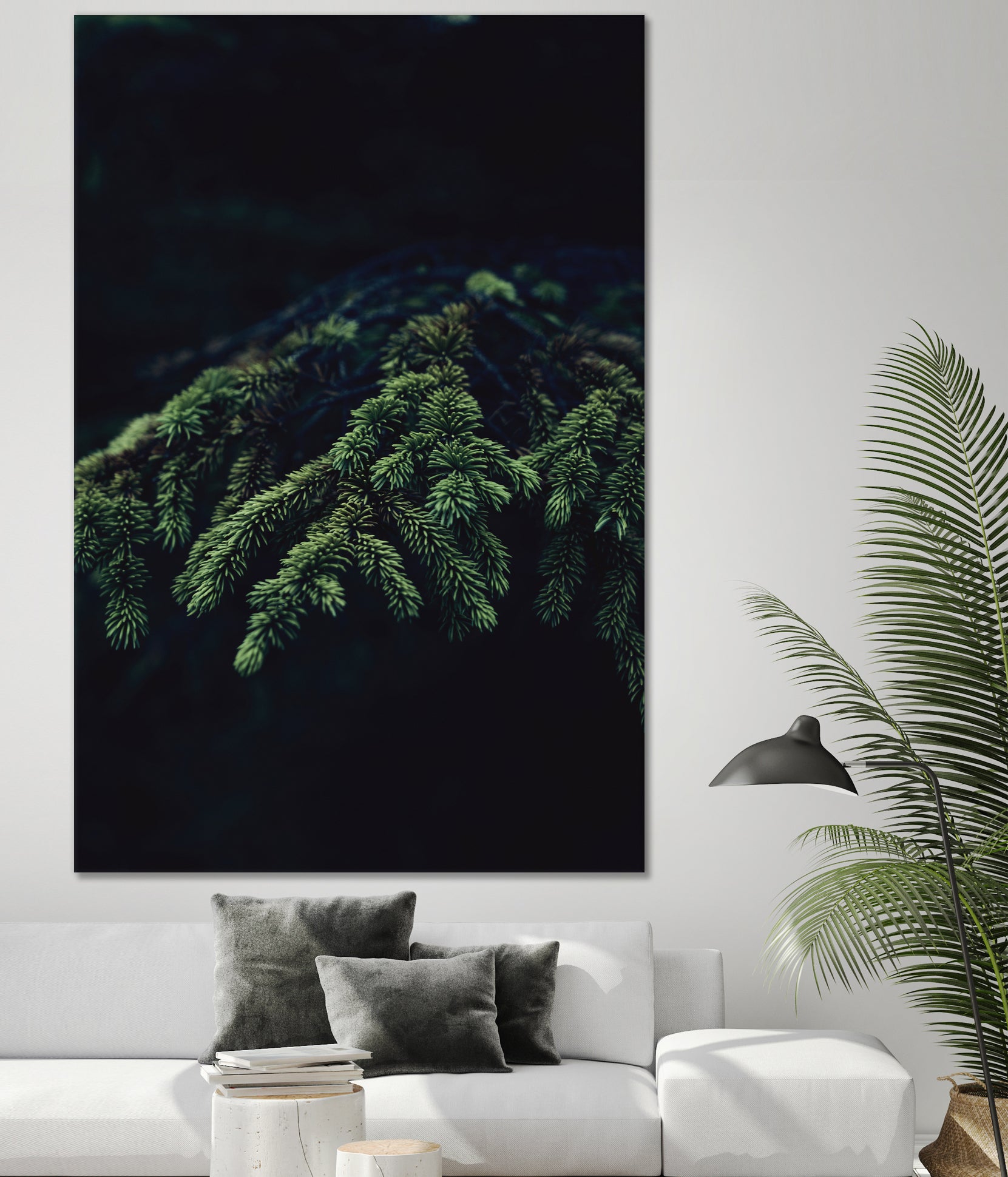 Fir tree by Mikhail Zhirnov on GIANT ART - green photo illustration