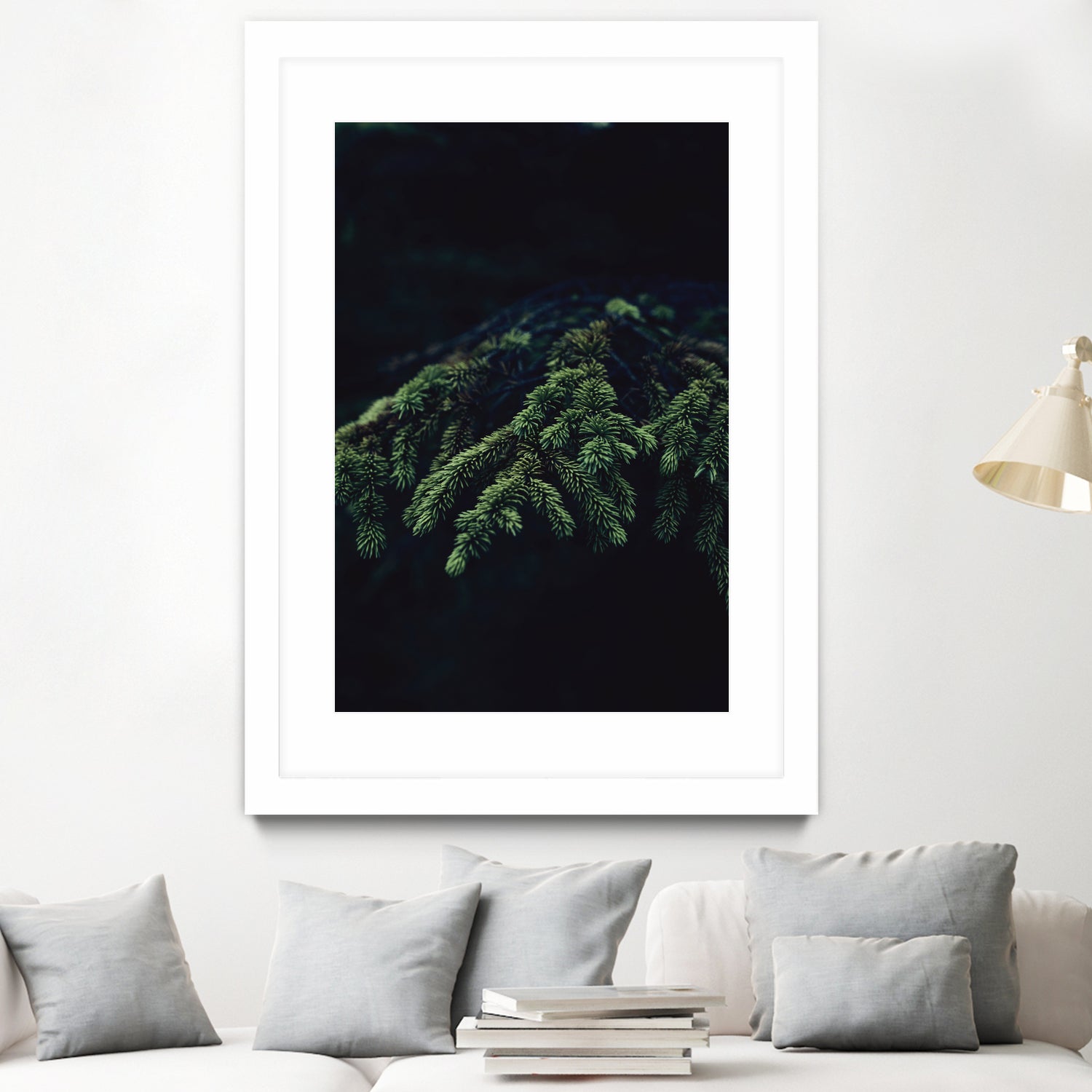 Fir tree by Mikhail Zhirnov on GIANT ART - green photo illustration