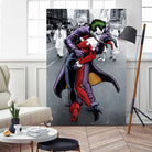 The Kissing Joke by Dan Avenell on GIANT ART - gray digital painting