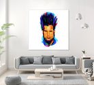 Wayne Static by Ilya Shapko on GIANT ART - blue digital drawing