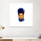 Wayne Static by Ilya Shapko on GIANT ART - blue digital drawing