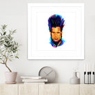 Wayne Static by Ilya Shapko on GIANT ART - blue digital drawing